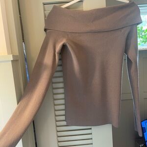 Grey/light purple Aritzia Nola sweater